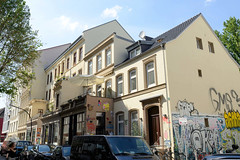 Fotos aus dem Hamburger Stadtteil Sankt Pauli, Bezirk Hamburg Mitte; Wohnhaus in der Markstraße, errichtet um 1860.