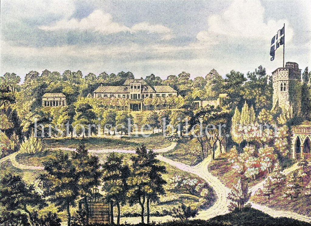 Historische Bilder Foto „Historische Gartenanlage des HofAgenten A. C