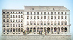 Historische Ansicht der Hermannstraße in der Altstadt - Neubauten nach dem Hamburger Brand von 1842.