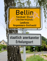 Bellin ist ein Ferienort am Stettiner Haff im Landkreis Vorpommern-Greifswald in Mecklenburg-Vorpommern.
