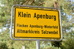 Klein Apenburg ist ein Ortsteil der Gemeinde Flecken Apenburg-Winterfeld im Altmarkkreis Salzwedel in Sachsen-Anhalt