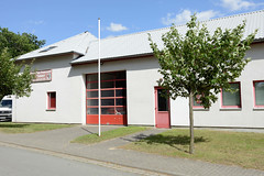 Meßdorf ist eine Ortschaft und ein Ortsteil der Stadt Bismark (Altmark) im Landkreis Stendal in Sachsen-Anhalt - Gebäude der Freiwilligen Feuerwehr.