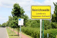 Heinrichswalde ist ein Ort und eine Gemeinde im Landkreis Vorpommern-Greifswald im Osten Mecklenburg-Vorpommerns.