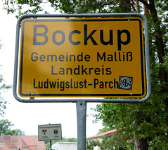 Das Dorf Bockup gehört zur Gemeinde Malliß  im Landkreis Ludwigslust-Parchim in Mecklenburg-Vorpommern