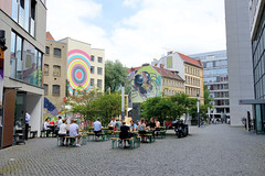 Fotos aus dem Hamburger Stadtteil Neustadt, Bezirk Hamburg Mitte; Blick zur Speckstraße.