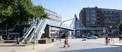 Fotos aus dem Hamburger Stadtteil Altstadt, Bezirk Hamburg Mitte; Cremonbrücke über die Willy Brandt Straße.