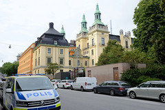 Fotos aus Stockholm, der Hauptstadt Schwedens;  Bergsgatan – Polizeigebäude / Untersuchungsgefängnis.