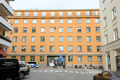 Fotos aus Stockholm, der Hauptstadt Schwedens;  Bergsgatan – Polizeigebäude / Untersuchungsgefängnis.