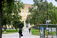 Fotos aus Stockholm, der Hauptstadt Schweden;  Humlegården / ehem. königlicher Garten.