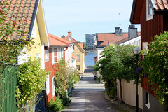 Västervik ist eine Stadt in der schwedischen Provinz Kalmar län und der historischen Provinz Småland. Sie trägt den Beinamen „Perle der Ostküste“.