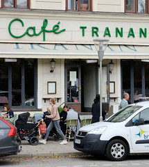 Fotos aus Stockholm, der Hauptstadt Schwedens;  Café Tranan /  Odenplan.