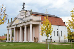 Fotos von  Stadt Ludwigslust im Landkreis Ludwigslust-Parchim im Bundesland Mecklenburg-Vorpommern; Stadtkirche, 1770 fertig gestellt - Architekt  Johann Joachim Busch.