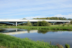 Autobahnbrücke der A 14 über die Elde bei Fresenbrügge, Grabow.