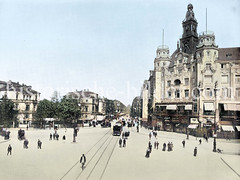 Historische Ansicht von Dresden; Prager Straße.
