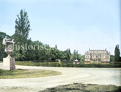 Historische Ansicht von Dresden; Palais im Großen Garten.