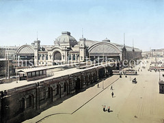 Historische Ansicht von Dresden; Hauptbahnhof.