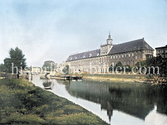 Historische Ansicht von   Breslau,  Wrocław   in Polen; Universität.