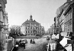 Altes Altonaer Rathaus an der Königstraße - genutzt von 1721 - 1898; danach Verwendung als Archiv.