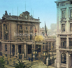 Bilder von der Straße Schulterblatt im Hamburger Stadtteil Schanzenvierel, Bezirk Altona; historische Ansicht vom Flora-Theater.