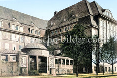Alte Ansicht von der Kunstgewerbeschule am Lerchenfeld in Hamburg Uhlenhorst, errichtet 1913- Architekt Fritz Schumacher.