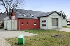 Jänschwalde, niedersorbisch Janšojce, ist eine offiziell zweisprachige Gemeinde im Landkreis Spree-Neiße in Brandenburg; Freiwillige Feuerwehr Grießen.