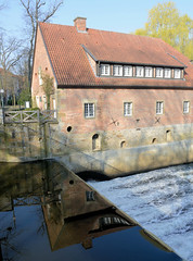 Telgte  ist eine Stadt im Kreis Warendorf im Bundesland Nordrhein-Westfalen; Mühle am Emstor.