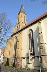 Telgte  ist eine Stadt im Kreis Warendorf im Bundesland Nordrhein-Westfalen; St. Clemens-Kirche.