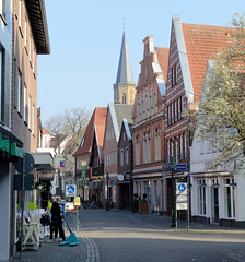 Telgte  ist eine Stadt im Kreis Warendorf im Bundesland Nordrhein-Westfalen; Fußgängerzone.