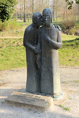 Telgte  ist eine Stadt im Kreis Warendorf im Bundesland Nordrhein-Westfalen; Statue Judaskuss.