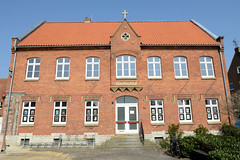 Die Stadt Warendorf ist die Kreisstadt des Kreises Warendorf - sie liegt im Regierungsbezirk Münster im Bundesland Nordrhein-Westfalen; Martin Luther Haus.