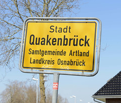 Quakenbrück ist eine Stadt im Landkreis Osnabrück in Niedersachsen.