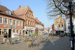 Telgte  ist eine Stadt im Kreis Warendorf im Bundesland Nordrhein-Westfalen; Marktplatz.