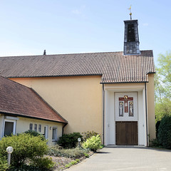 Bad Bevensen ist eine Stadt im Landkreis Uelzen im Bundesland Niedersachsen;  katholische St. Joseph Kirche, erbaut 1957 - Architekt Joseph Fehlig.