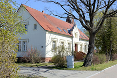 Wieck ist ein Ortsteil der Stadt Greifswald in Mecklenburg-Vorpommern; Pfarrhaus.