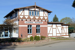 Lubmin ist ein Ort und gleichnamige Gemeinde im Landkreis Vorpommern-Greifswald im Bundesland Mecklenburg-Vorpommern;  ehem. Bahnhof.
