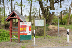 Picher ist ein Ort und gleichnamige Gemeinde im Landkreis Ludwigslust-Parchim in Mecklenburg-Vorpommern; Hinweisschilder.