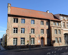 Die Hansestadt  Anklam  ist eine Stadt im Landkreis Vorpommern-Greifswald in Mecklenburg-Vorpommern; gotisches Giebelhaus - Backsteingotik.