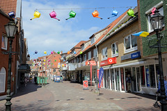 Oldenburg in Holstein  ist eine Stadt in Schleswig-Holstein im Kreis Ostholstein; Fussgängerzone - Einkaufsstraße Kuhtorstraße.