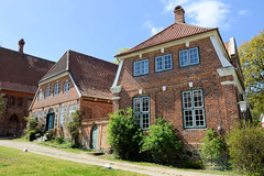 Preetz ist eine Kleinstadt  im Kreis Plön in Schleswig-Holstein; ; Gebäude Kloster Preetz.