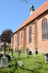 Preetz ist eine Kleinstadt  im Kreis Plön in Schleswig-Holstein; Klosterkirche - erbaut um 1340.
