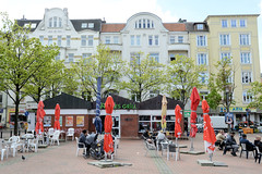 Bilder aus  Kiel - Landeshauptstadt von Schleswig-Holstein; Vinetaplatz - Zentrum vom Stadtteil Gaarden.