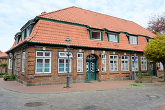 Lütjenburg  ist eine Stadt im Kreis Plön in Schleswig-Holstein; historisches Wohn- und Geschäftshaus in der Oberstraße.
