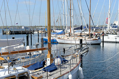 Heikendorf ist eine Gemeinde im Kreis Plön in Schleswig-Holstein; Marina mit Sportbooten.