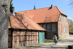 Preetz ist eine Kleinstadt  im Kreis Plön in Schleswig-Holstein;  Gebäude Kloster Preetz.
