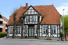 Oldenburg in Holstein  ist eine Stadt in Schleswig-Holstein im Kreis Ostholstein;  Fachwerkgebäude.