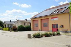 Die Hansestadt  Werben  (Elbe) ist eine Stadt im  Landkreis Stendal in Sachsen-Anhalt;  Gebäude der Freiwilligen Feuerwehr.