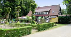 Die Stadt Perleberg ist die Kreisstadt des Landkreises Prignitz im Land Brandenburg;   Gaststätte Neue Mühle an der Stepenitz.
