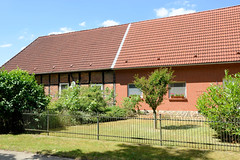 Körchow ist ein Ortsteil der Stadt Wittenburg im Landkreis Ludwigslust-Parchim in Mecklenburg-Vorpommern; Doppelhaus / Fachwerk.