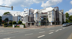 Rotenburg (Wümme) ist eine Stadt und Kreisstadt des gleichnamigen Landkreises  in Niedersachsen;  moderne Architektur / Verwaltungsgebäude an der Mühlenstraße / Gerberstraße.