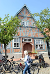 Rotenburg (Wümme) ist eine Stadt und Kreisstadt des gleichnamigen Landkreises  in Niedersachsen; Fachwerkhaus, erbaut 1675 - Museum, Rudolf Schäfer Haus.